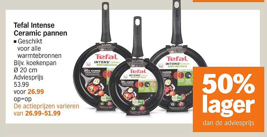Tefal Intense Ceramic pannen