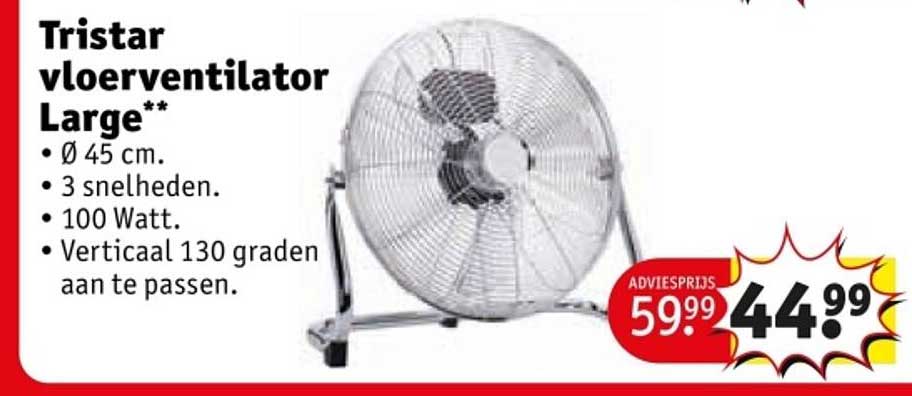 Tristar vloerventilator Large**