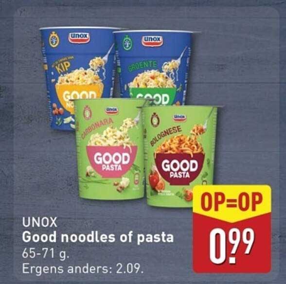 UNOX Good noodles of pasta