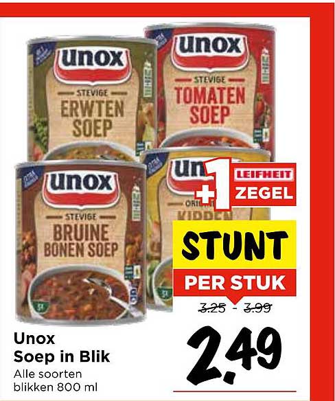 Unox Soep in Blik
