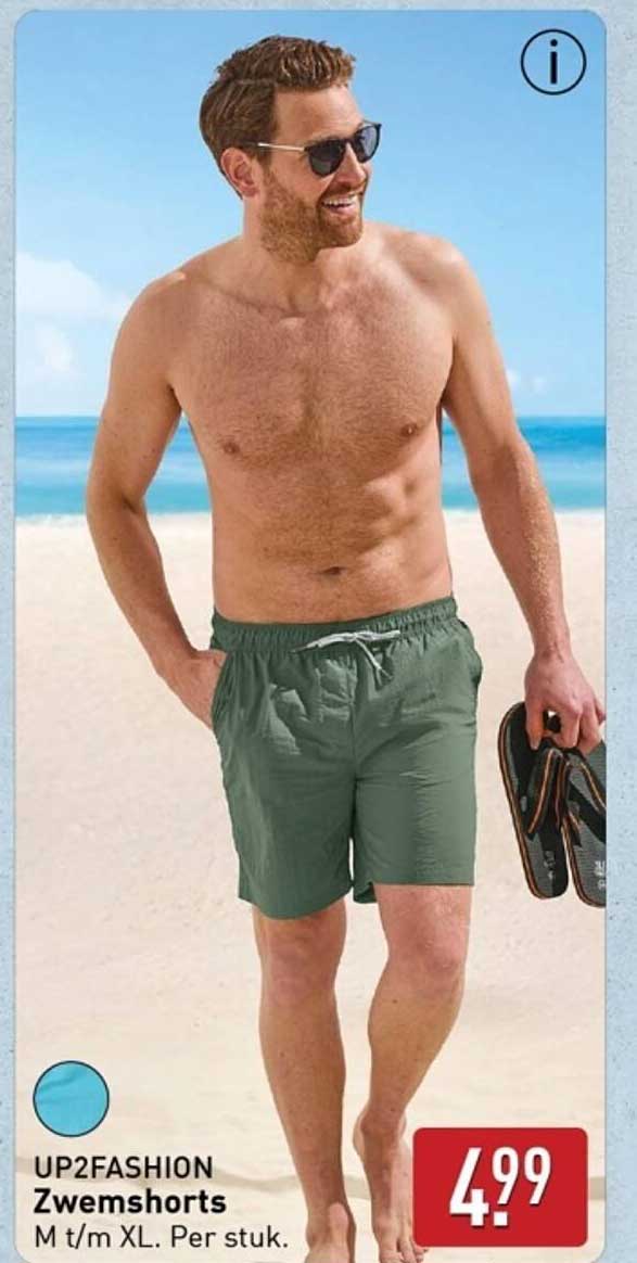 UP2FASHION Zwemshorts M t/m XL. Per stuk.