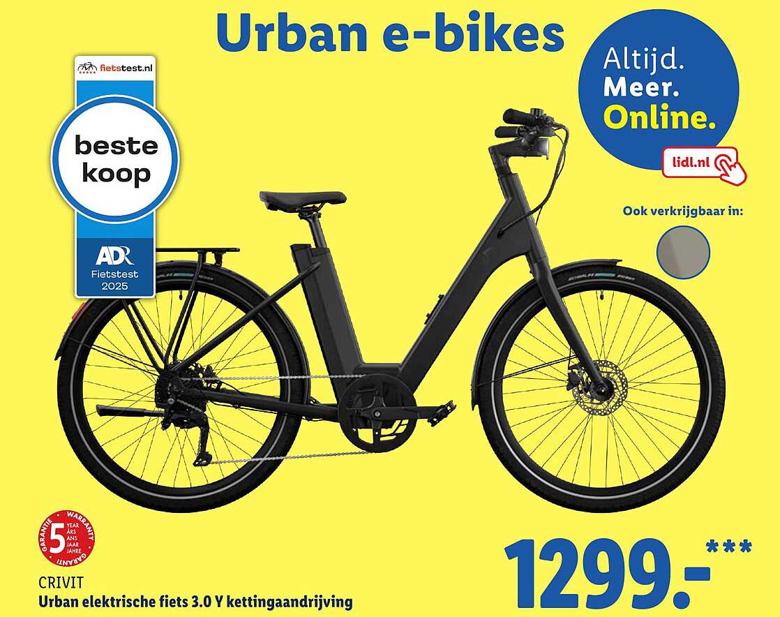 Urban e-bikes