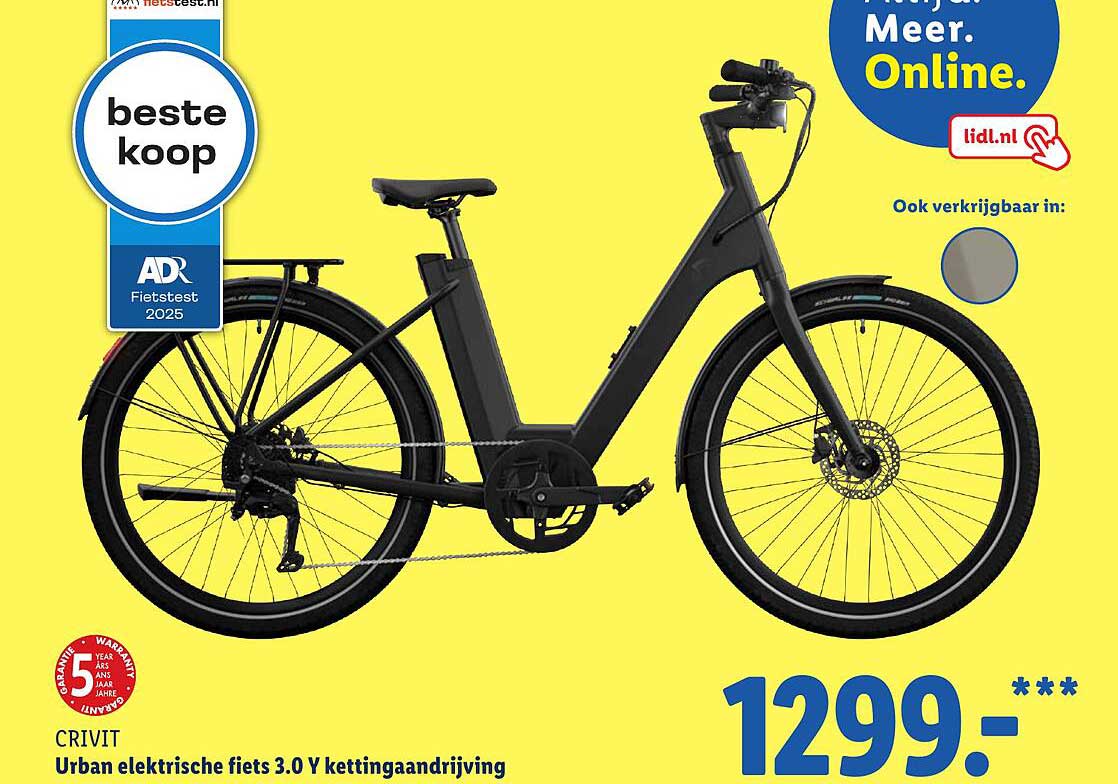 Urban elektrische fiets 3.0 Y kettingaandrijving