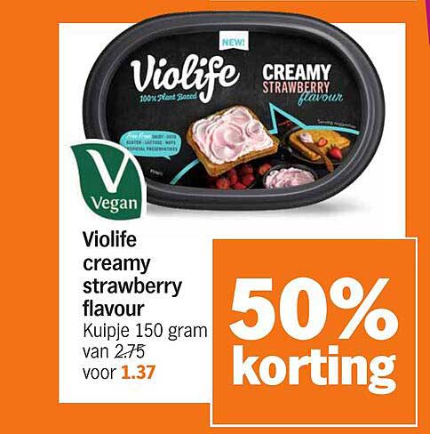 Violife creamy strawberry flavour
