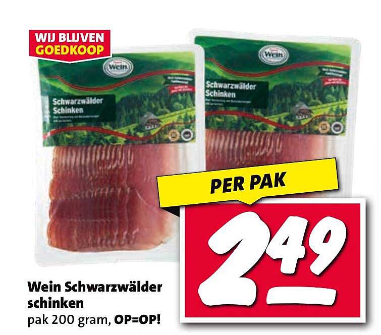 Wein Schwarzwälder schinken