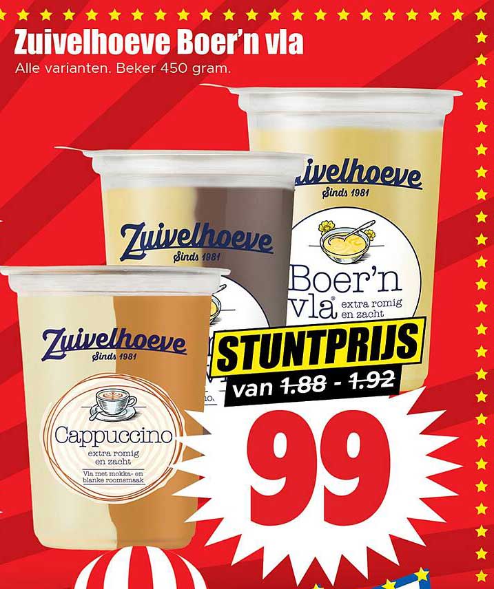 Zuivelhoeve Boer'n vla