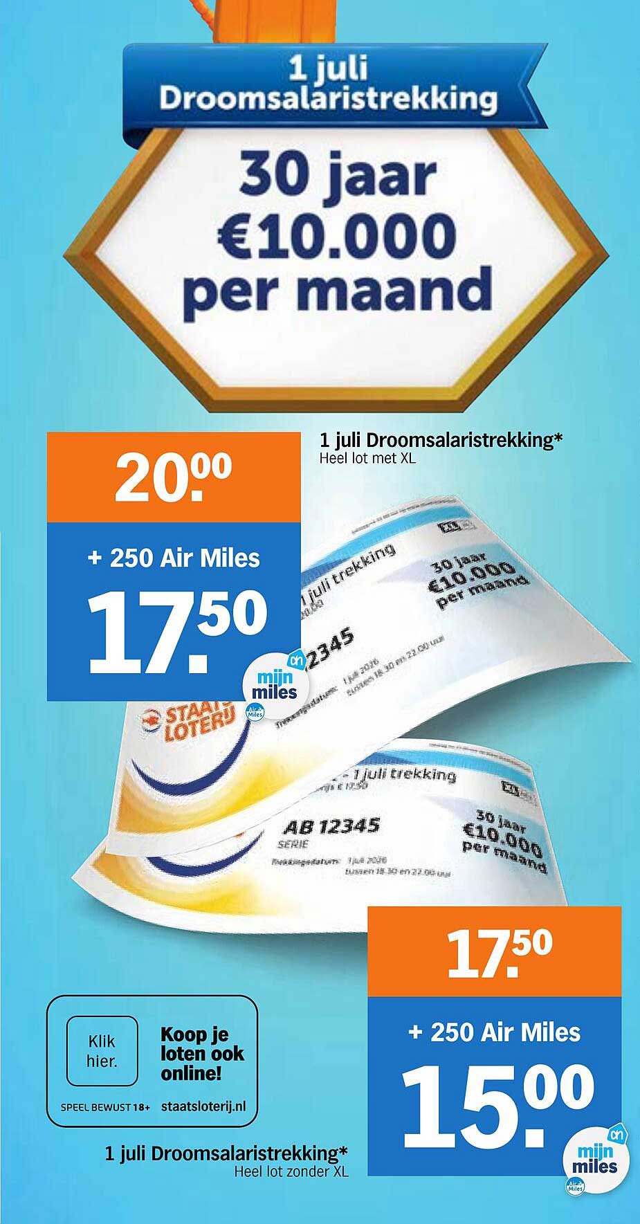 1 juli Droomsalaristrekking