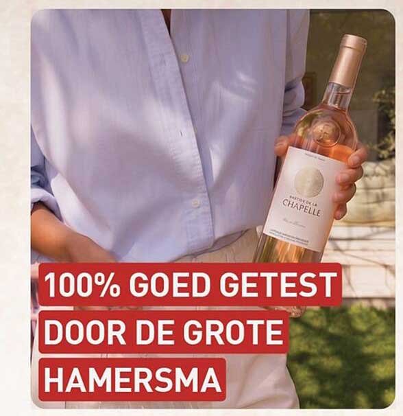 100% GOED GETEST DOOR DE GROTE HAMERSMA