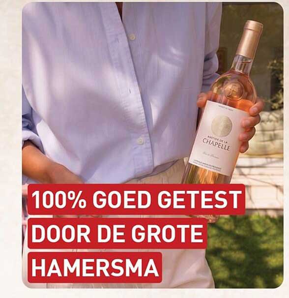 100% GOED GETEST DOOR DE GROTE HAMERSMA
