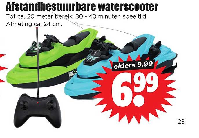 Afstandsbestuurbare waterscooter