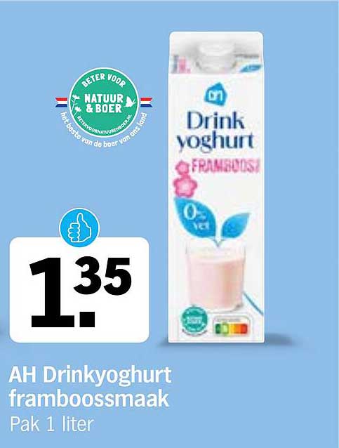 AH Drinkyoghurt framboossmaak