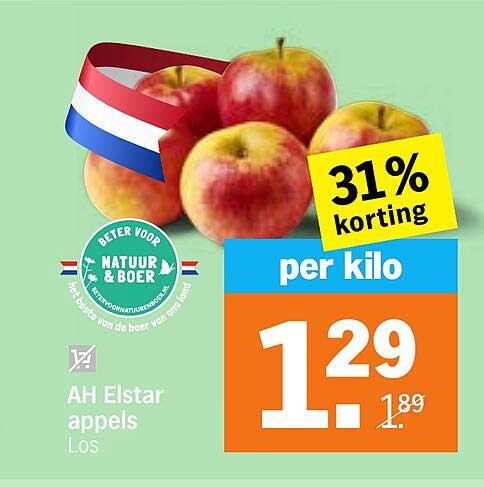 AH Elstar appels Los 31% korting