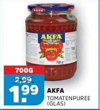 AKFA TOMATENPUREE (GLAS)