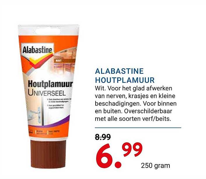 ALABASTINE HOUTPLAMUUR