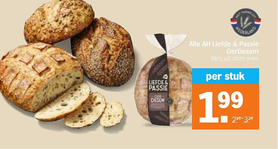 Alle AH Liefde & Passie OerDesem Vers uit onze oven