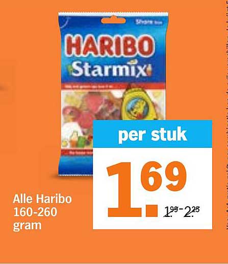 Alle Haribo 160-260 gram