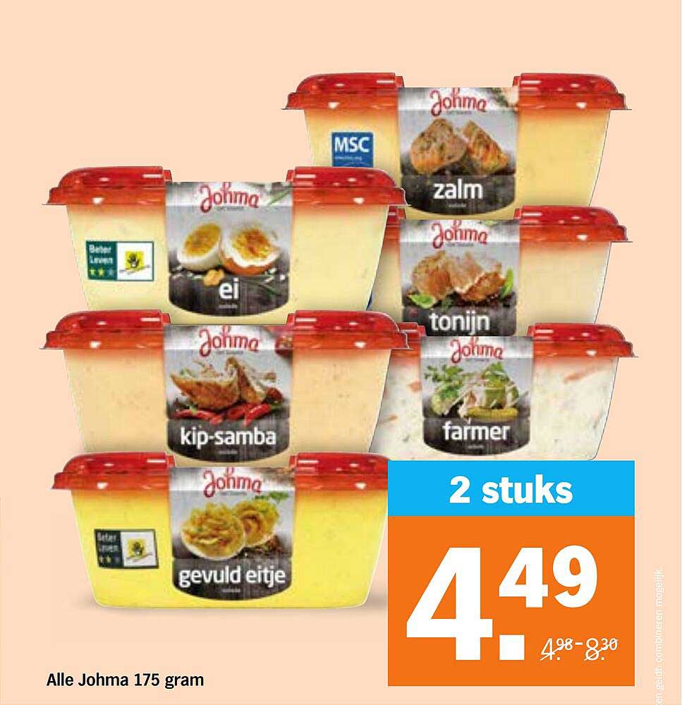 Alle Johma 175 gram 2 stuks