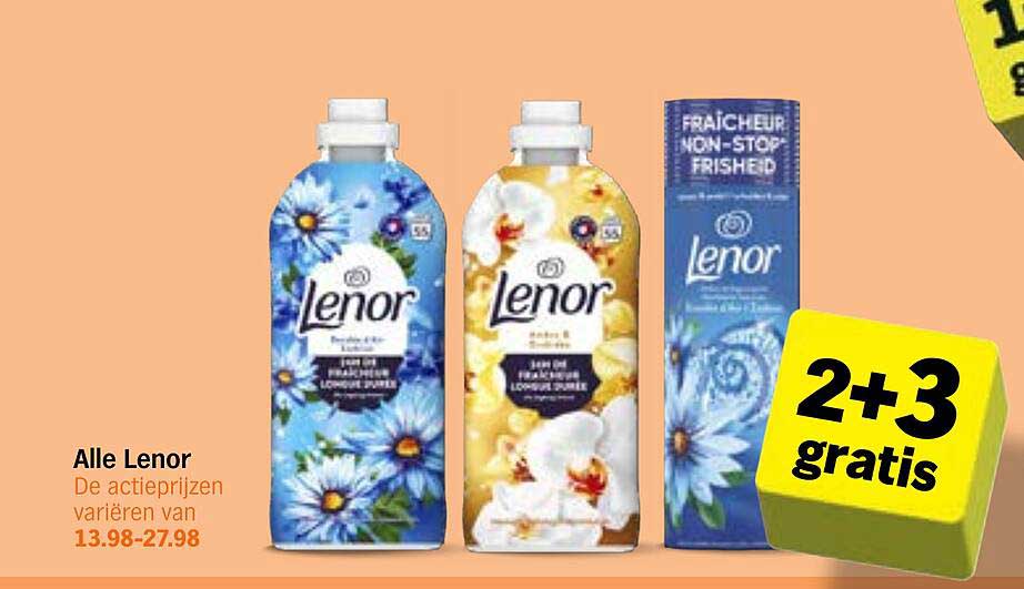 Alle Lenor 2+3 gratis