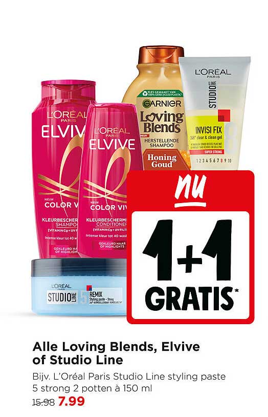 Alle Loving Blends, Elvive of Studio Line 1+1 GRATIS*