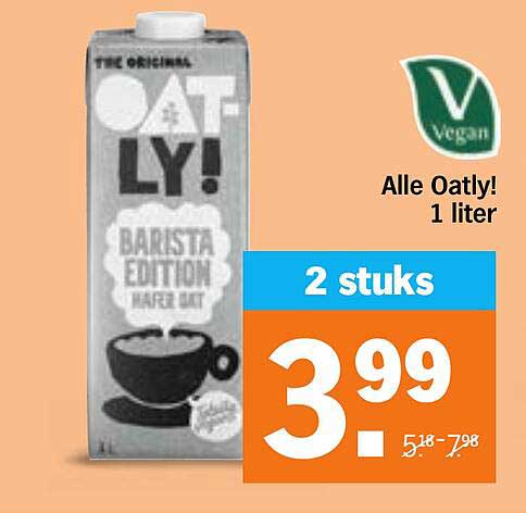 Alle Oatly! 1 liter 2 stuks