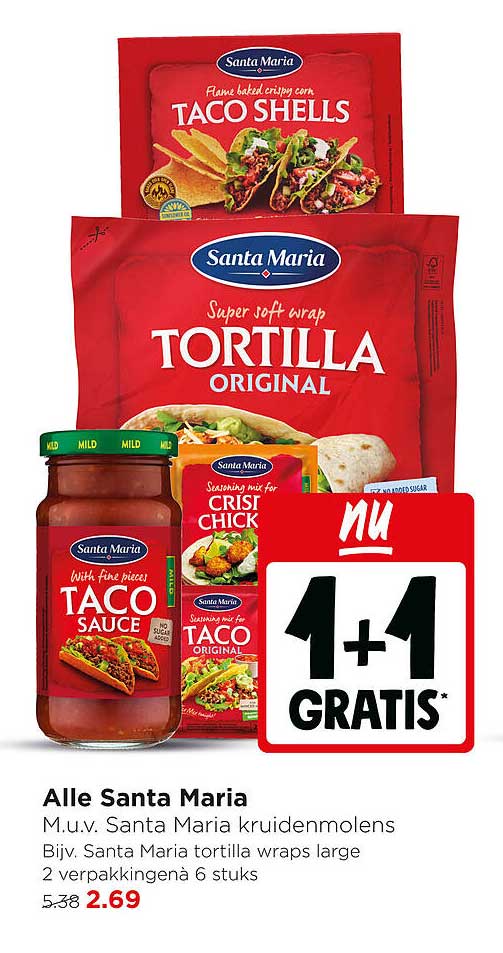 Alle Santa Maria 1+1 gratis