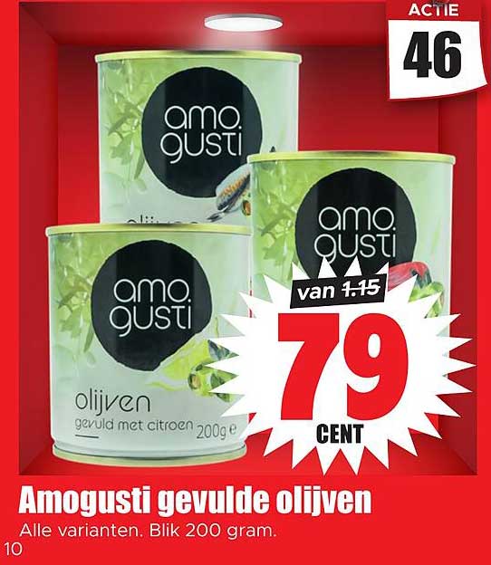 Amogusti gevulde olijven