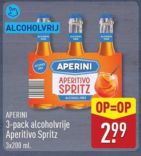 APERINI 3-pack alcoholvrije Aperitivo Spritz