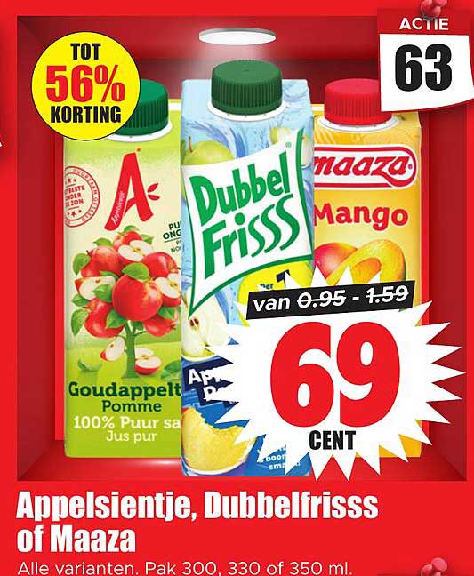 Appelsientje, Dubbelfrisss of Maaza