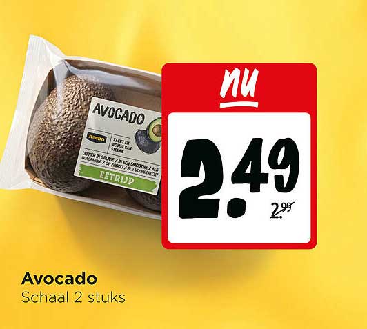 Avocado Schaal 2 stuks