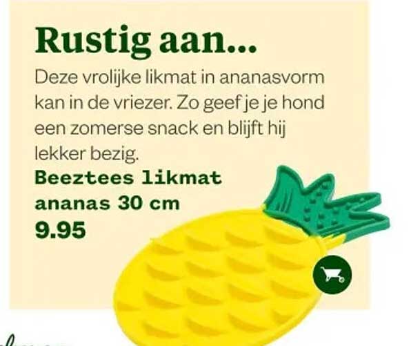 Beeztees likmat ananas 30 cm