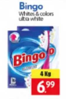 Bingo Whites & colors ultra white