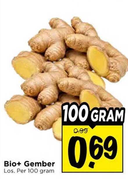 Bio+ Gember Los. Per 100 gram