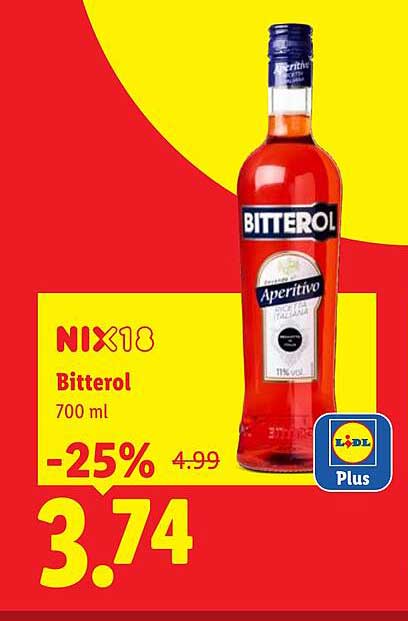Bitterol 700 ml -25%