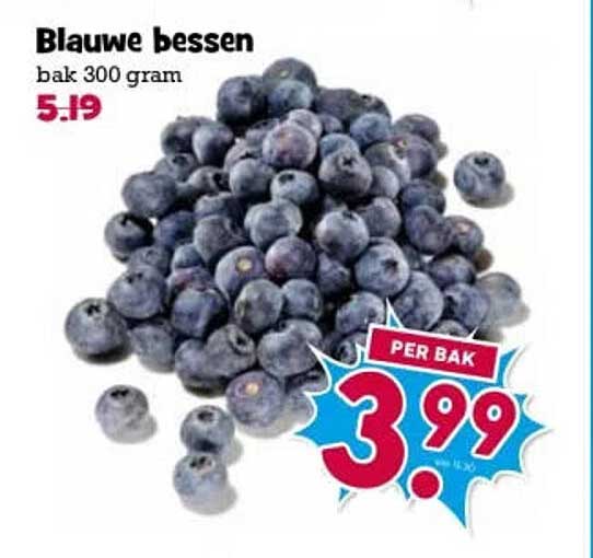 Blauwe bessen bak 300 gram