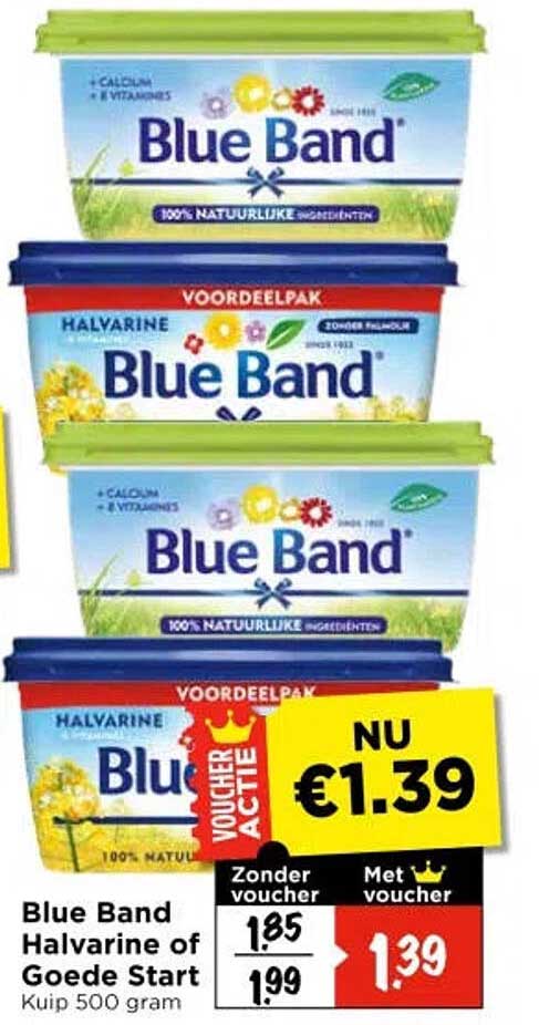Blue Band Halvarine of Goede Start Kuip 500 gram