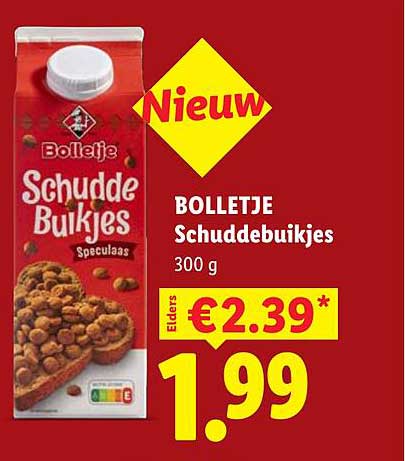 Bolletje Schuddebuikjes 300 g Nieuw