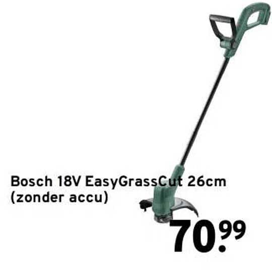 Bosch 18V EasyGrassCut 26cm (zonder accu)