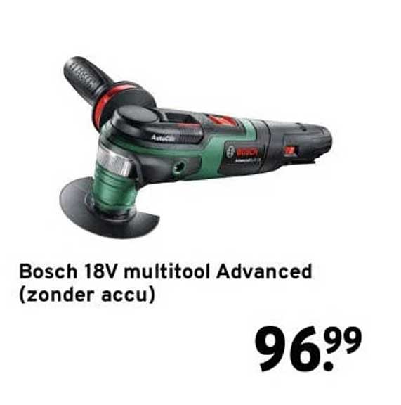 Bosch 18V multitool Advanced (zonder accu)