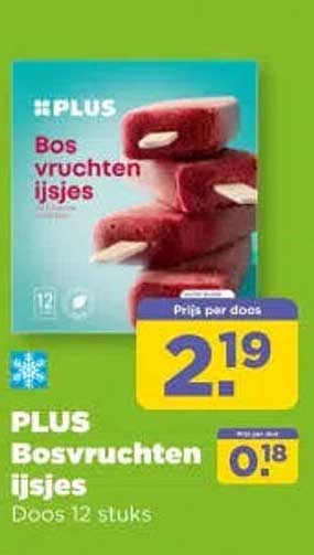 Bosvruchten ijsjes