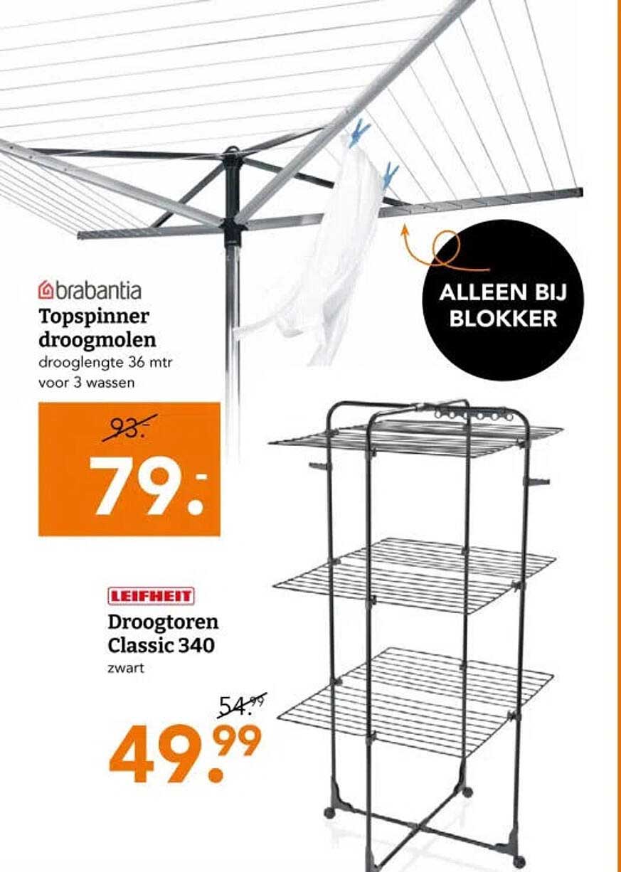 Brabantia Topspinner droogmolen