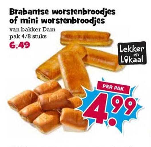 Brabantse worstenbroodjes of mini worstenbroodjes
