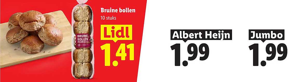 Bruine bollen 10 stuks