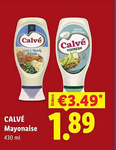 CALVÉ Mayonaise 430 ml