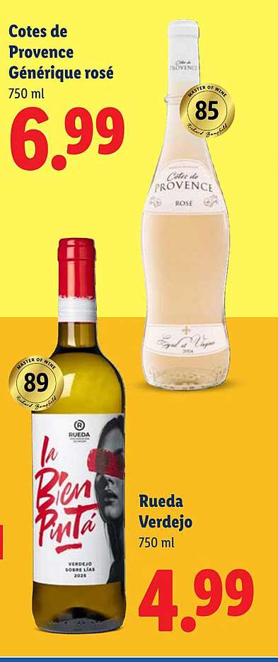 Cotes de Provence Générique rosé 750 ml