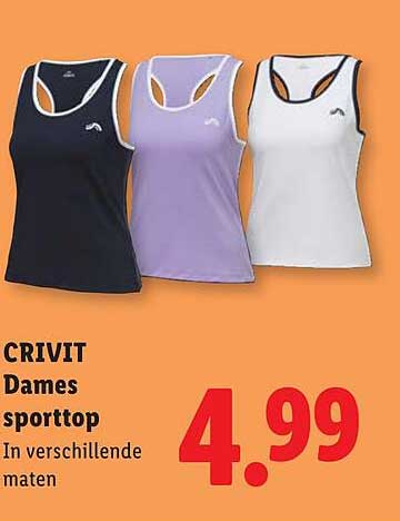 CRIVIT Dames sporttop In verschillende maten