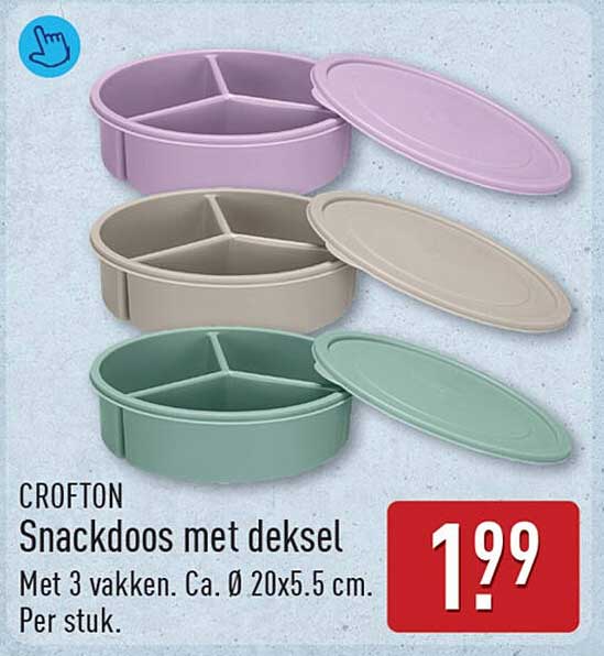 CROFTON Snackdoos met deksel