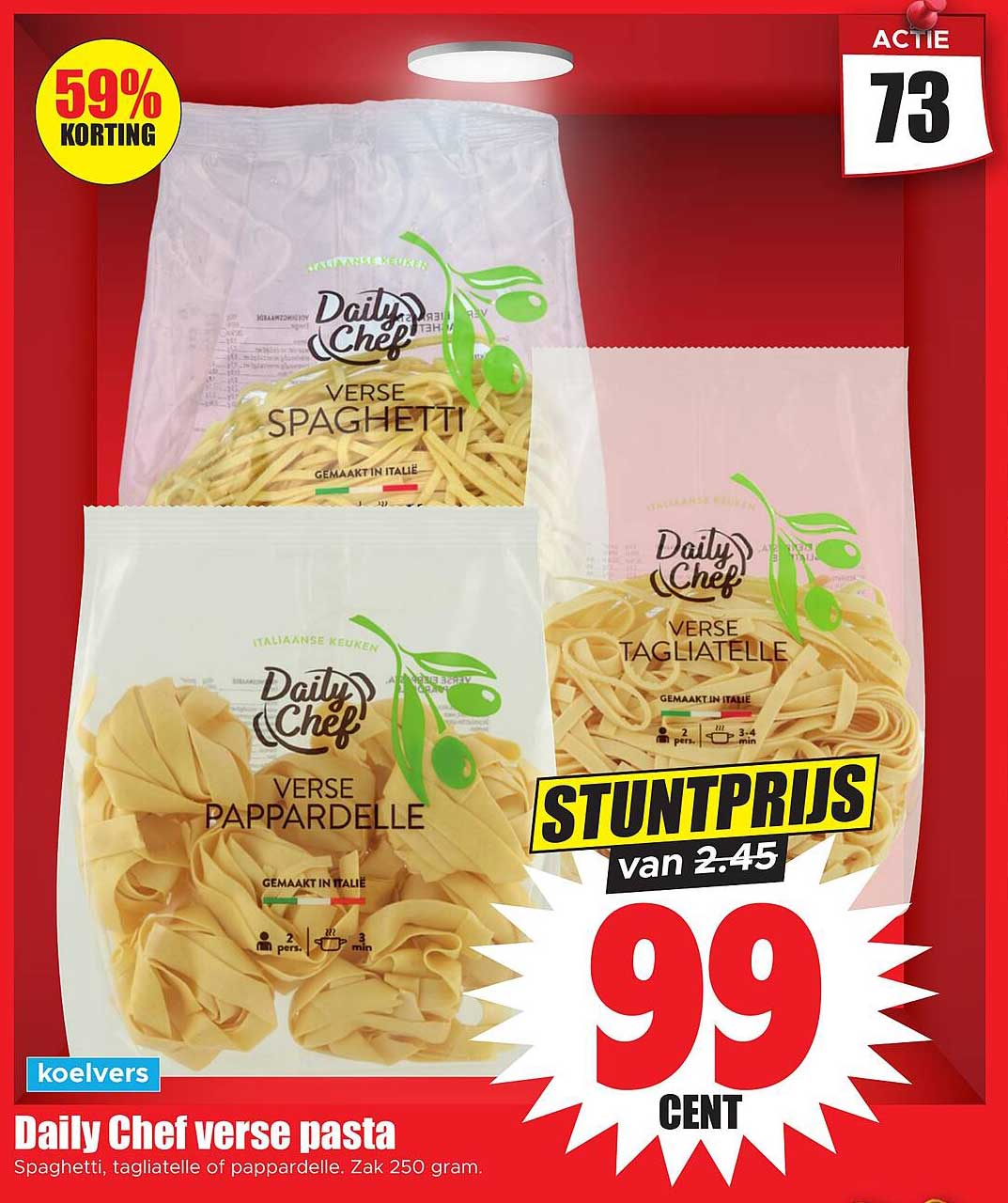 Daily Chef verse pasta