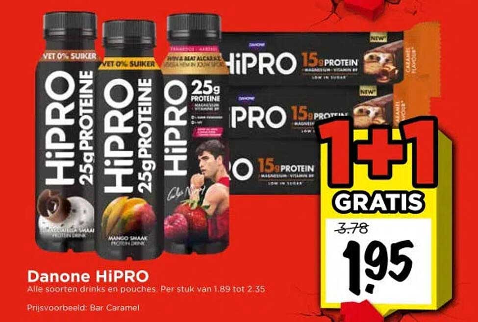 Danone HiPRO 1+1 gratis