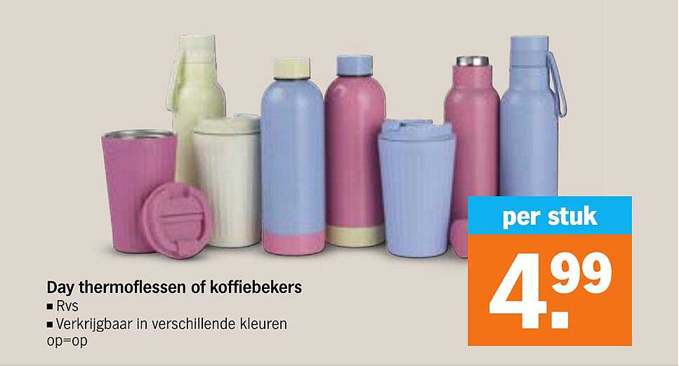Day thermoflessen of koffiebekers