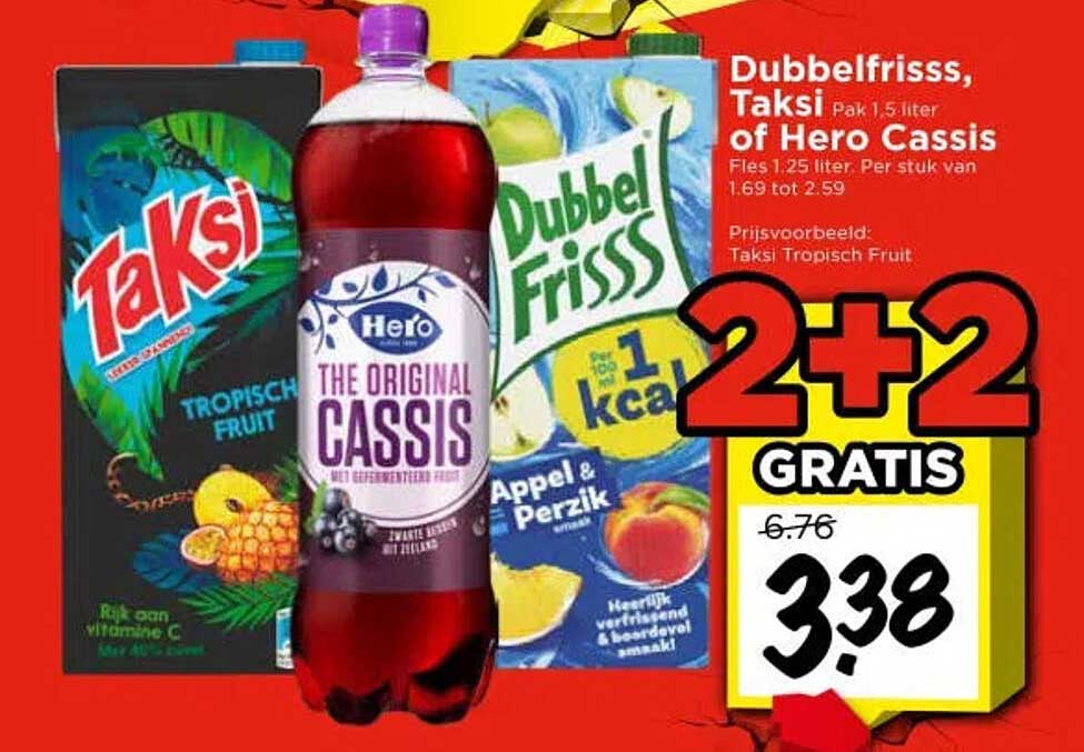 Dubbelfrisss, Taksi of Hero Cassis 2+2 gratis